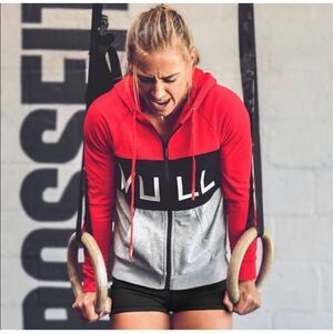 Vull triple threat color block zip hoodie size medium  excellent condition